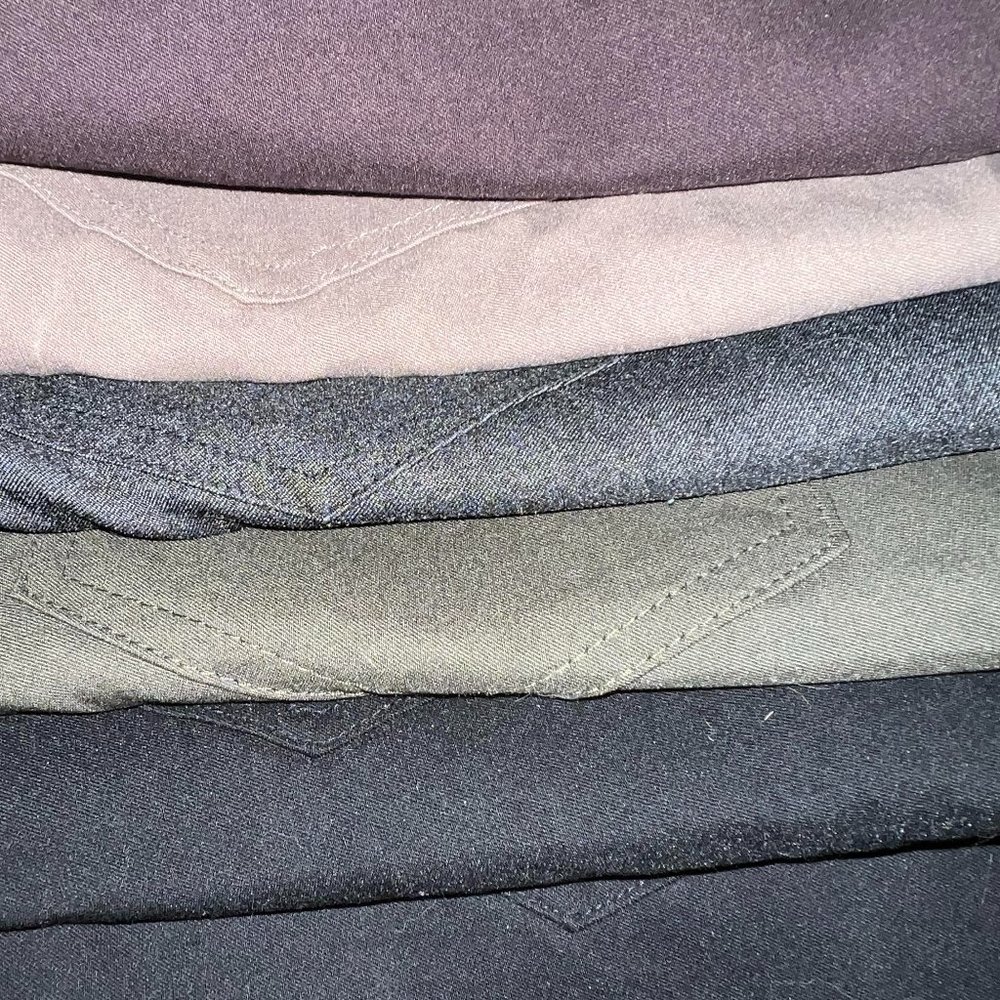 Plus Size 22W Elastic Waist Control Dress Pants | Multiple Colors | Brown